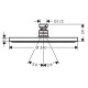 Raindance S Верхнiй душ 240 1jet P, хром, HANSGROHE (27623000)