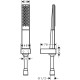 Rainfinity Душовий набiр 100 1jet, зi шлангом 160см, HANSGROHE (26856000)