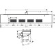 Боковой душс полкой Hansgrohe 500 1jet (26243700)