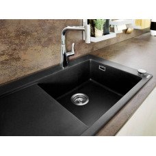 S514-F450 Мийка для кухнi, вбуд. 450, з крилом, чорний графiт, HANSGROHE (43314170)