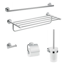 Logis Universal Набiр аксесуарiв для ванної кiмнати 5в1, хром, HANSGROHE (41728000)
