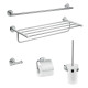 Logis Universal Набiр аксесуарiв для ванної кiмнати 5в1, хром, HANSGROHE (41728000)