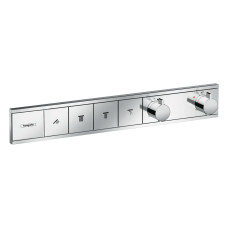 RainSelect Термостат для 4х споживачiв прихованого монтажу, хром, HANSGROHE (15382000)