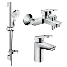 Набір змішувачів для ванни Hansgrohe Logis Loop (71151000+71244000+26553400)