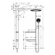 Душевая система Hansgrohe Rainfinity Showerpipe 360 1jet хром (26842000)