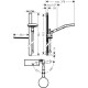 Душовий набір Hansgrohe Rainfinity 130 3jet з душовою стійкою 90 см і мильницею (27671000)