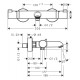 Термостат для ванни Hansgrohe Ecostat Comfort (13114670)
