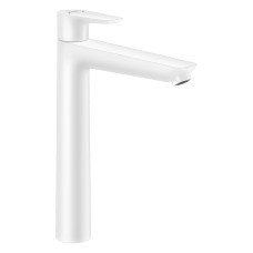 Змішувач для раковини Hansgrohe Talis E 240 із донним клапаном білий матовий