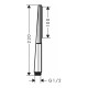 Rainfinity Ручний душ-«паличка» 100 1jet, хром, HANSGROHE (26866000)