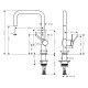 Змішувач для кухні Hansgrohe Talis M54 (72806000)