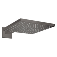 Raindance E Верхнiй душ 300 Air 1jet, з тримачем 390 мм, шлiфований чорний хром, HANSGROHE (26238340)