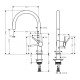 Змішувач для кухні Hansgrohe Talis M54 (72804000)