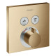 SHOWER SELECT термостат прихованого монтажу, для 2х споживачiв, шлiфована бронза, HANSGROHE (15763140)