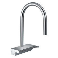 Змішувач для кухні Hansgrohe Aquno Select M81 з висувним душем хром