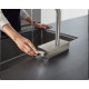 Змішувач для кухні Hansgrohe Aquno Select M81 з висувним душем сатин