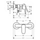 Змішувач для душу Hansgrohe Talis E (71760670)