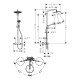Душова система Hansgrohe Croma Select S 280 1jet (26890990)