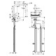 Смеситель для кухни Hansgrohe Aguno Select M81 с выдвижным изливом (73830000)