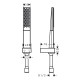 RAINFINITY душовий набiр 100, 1jet, хром, HANSGROHE (26857000)