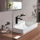 Смеситель для умывальника Hansgrohe Vivenis 110 черный матовый