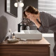 Смеситель для умывальника Hansgrohe Vivenis 110 черный матовый