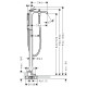 VIVENIS смеситель для ванни, підлоговий, HANSGROHE (75445000)