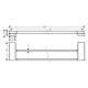 Тримач рушників HANSGROHE ADDSTORIS 41743670, чорний, HANSGROHE (41743670)