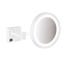 ADDSTORIS зеркало косметическое, с подсветкой, белый матовый, HANSGROHE (41790700)