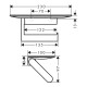 Тримач туалетного паперу HANSGROHE WALLSTORIS 27928700, білий, HANSGROHE (27928700)