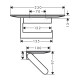 Набір змішувачів HANSGROHE WALLSTORIS 27969700, білий, HANSGROHE (27969700)