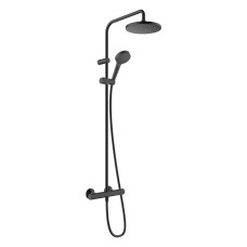 Душова система Hansgrohe Vernis Blend Showerpipe 200 1jet з термостатом, чорний матовий