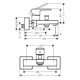 Смеситель для ванны Hansgrohe Vernis Shape (71450000)