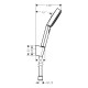 Душовий набір Hansgrohe Pulsify Select Relaxation 105 3jet (24303000)