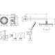 Душевая система Hansgrohe Raindance S 240 с термостатом PowderRain (27959670)