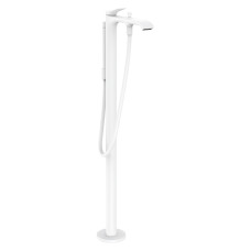 VIVENIS смеситель для ванны, однорычажный, напольный, белый матовый, HANSGROHE (75445700)