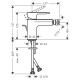 Змішувач для біде Hansgrohe Vernis Blade (71210670)