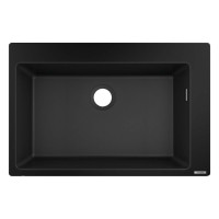 Hansgrohe Кухонна мийка кам`яна 43313170, чорний, (43313170)