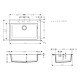 Кухонна мийка кам`яна HANSGROHE 43313170, чорний, HANSGROHE (43313170)