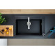 Кухонна мийка кам`яна HANSGROHE 43313170, чорний, HANSGROHE (43313170)