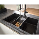 Кухонна мийка кам`яна HANSGROHE 43313170, чорний, HANSGROHE (43313170)