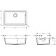 Кухонна мийка кам`яна HANSGROHE 43432170, чорний, HANSGROHE (43432170)