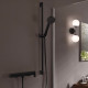 VIVENIS змiшувач для душа, настiнний, чорний матовий, HANSGROHE (75620670)