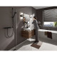 VIVENIS змiшувач для душа, настiнний, чорний матовий, HANSGROHE (75620670)