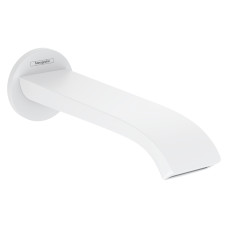 VIVENIS вилив для ванни, 202 мм, бiлий матовий, HANSGROHE (75410700)