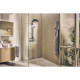 ADDSTORIS держатель для полотенца, двойной, цвет черный матовый, HANSGROHE (41770670)