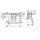 Тримач туалетного паперу HANSGROHE ADDSTORIS 41772990, золото, HANSGROHE (41772990)