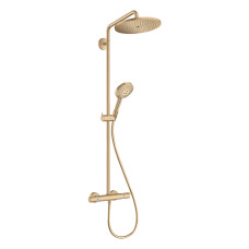 CROMA SELECT S душова система Showerpipe 280, 1jet, з термостатом, шліфованна бронза, HANSGROHE (26890140)