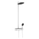 PULSIFY душевая система Showerpipe 260 2jet EcoSmart, с термостатом, белый матовый, HANSGROHE (24241700)