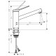 Змішувач для кухні Hansgrohe Zesis M33 150, 1jet, ECO (74811000)