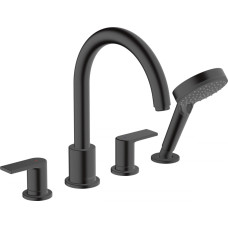 VERNIS SHAPE змішувач на борт ванни, на 4 отв, чорний матовий, HANSGROHE (71459670)
